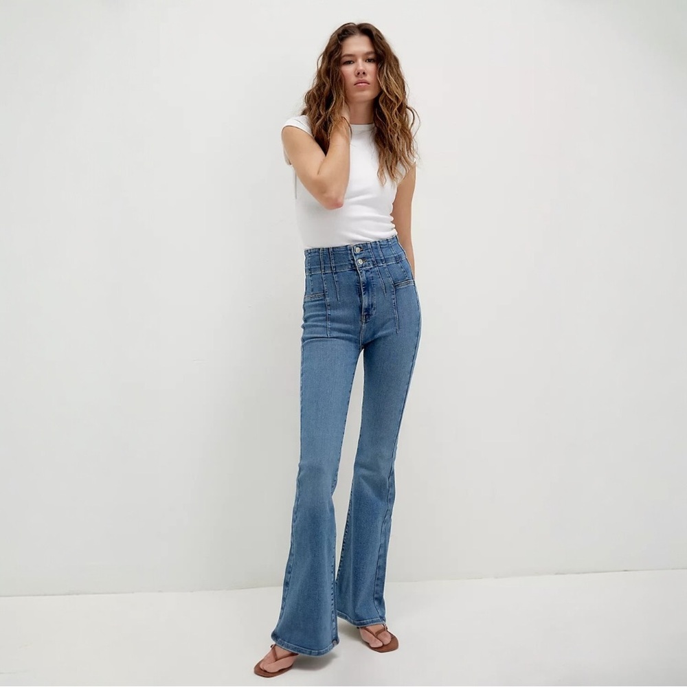 Zenana Outfitters‎ Extra High Rise Flare Jeans